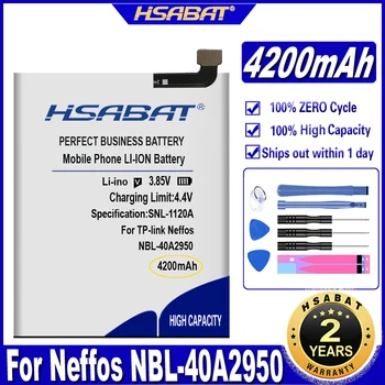 Аккумулятор HSABAT NBL-40A2950 емкостью 4200 мАч для аккумуляторов TP-link Neffos