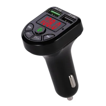 Автомобильный MP3-плеер с Bluetooth, автомобильный Bluetooth-приемник, навигационный звонок по мобильному телефону с громкой связью, быстрое зарядное устройство с двумя USB