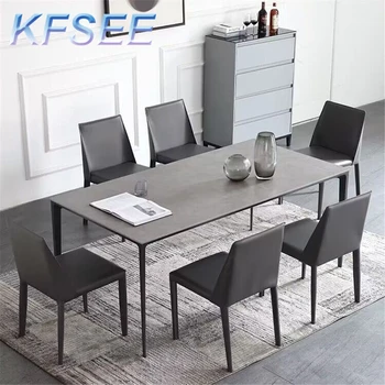 Prodgf длиной 180 см с обеденным столом Simple Kfsee на 6 стульев
