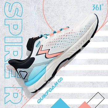 Мужские кроссовки для марафонов 361 Градус, легкие кроссовки для бега, подушка для кроссовок для ходьбы, женская спортивная обувь SpireR