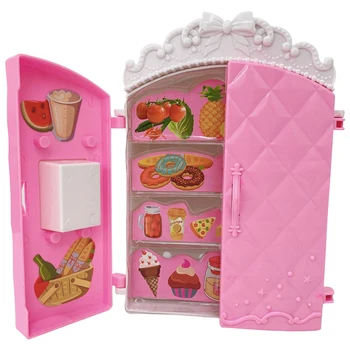 NK 1 шт. Кукольный модный шкаф для спальни принцессы, Мини-шкаф для одежды, Детские Игрушки для куклы Барби, Аксессуары, Модная мебель