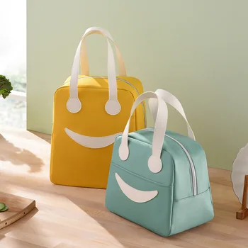 1 ШТ. Портативная сумка для ланча, изолированная, безопасная для охлажденных продуктов, теплая сумка для ланча, сумка для пикника для девочек, женская сумка для ланча
