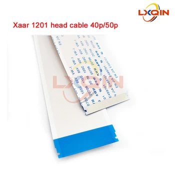 LXQIN прочный кабель головки Xaar 1201 плоский кабель передачи данных FFC 40 контактов 50 контактов 35 см для печатающей головки Xaar1201 для струйного принтера