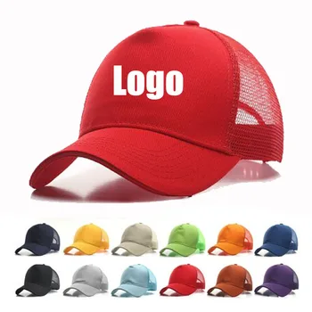 Новый пользовательский ЛОГОТИП, Новая повседневная женская кепка из чистого хлопка для грузовиков, мужская Черно-белая летняя бейсболка, Крутые сетчатые шляпы для пап