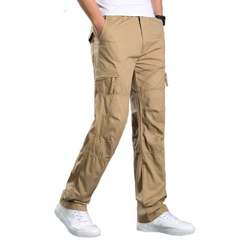 Мужские брюки карго Повседневные военные тактические брюки с несколькими карманами Мужская верхняя одежда армейские прямые брюки Длинные брюки Мужская одежда