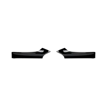 Для 2 серии F22 F23 2015-2019 MP Передний бампер Угол наклона диффузора Сплиттер Спойлер протектор Глянцевый черный