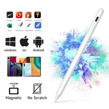 Универсальный Стилус Для Android IOS Windows Touch Pen Для iPad Apple Pencil Для Huawei Lenovo Samsung Phone Xiaomi Tablet Pen