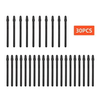 30ШТ наконечников для стилуса и зажима для пера для профессионального графического планшета для рисования T505, стилус черный