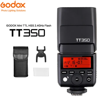 Вспышка для камеры Godox Mini Speedlite TT350 2,4G HSS 1/8000 s TTL HSS GN36 для Canon Nikon Sony Olympus Panasonic Fujifilm Pentax