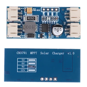 1 компл. MPPT Солнечная Панель С Кабелем Заряд Литиевой Батареи Плата Зарядки DC-DC Регулятор Модуль Контроллера 6 В 9 В 12 В 4,4*1,9 СМ