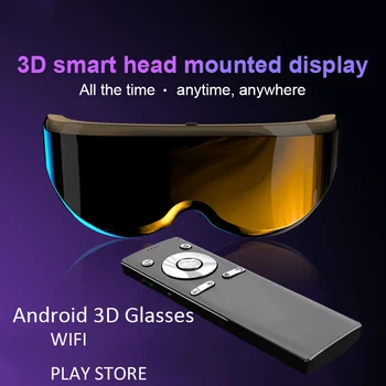 2022 новейшие виртуальные широкоэкранные 3D видео Очки Eyewear беспроводное управление мышью смарт-носимые смарт-очки 3DVR Android wifi