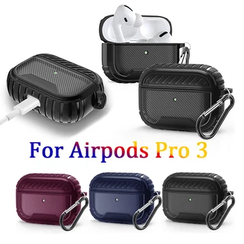 Роскошный чехол для наушников Airpods Pro 3, противоударный чехол для Apple Air pods Pro 3, чехлы с брелоком, аксессуары для наушников