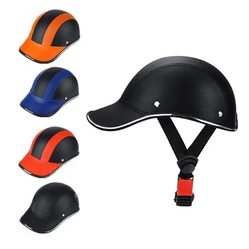 Мотоциклетный шлем, Бейсболка, Полушлем, Скутер, MTB, Защитная каска для езды на велосипеде, Защитное снаряжение для взрослых
