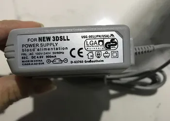 Высококачественный Адаптер переменного тока Зарядное устройство для нового 3dsxl Fornew 3dsLL для нового 3ds XL с круглым штифтом Сделано в Китае 5 шт./лот