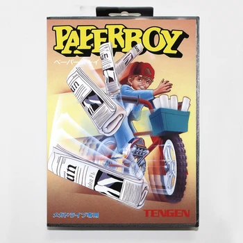 Новая игровая карта Paperboy 16bit MD для Sega Mega Drive/ Genesis с розничной коробкой