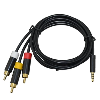 Аудио-видео кабель 3RCA AV-шнур для консоли Microsoft Xbox 360 E 1,5 м