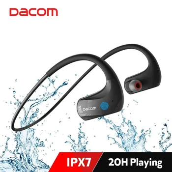 Беспроводные Спортивные Наушники Для Бега Dacom IPX7 Водонепроницаемые Bluetooth-Наушники HiFi Bass Наушники С Шумоподавлением Гарнитура С Микрофоном