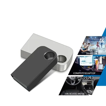 Высокоскоростной мини-металлический USB-накопитель с улучшенной индивидуальностью, 2 ТБ, креативный USB-накопитель с расширением Mini Car.