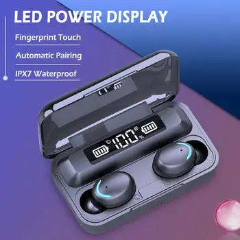 Наушники Hands Free Pods Bluetooth 5,0 Гарнитура 3D Стерео Бас TWS Беспроводные Наушники LED Спортивные Наушники Air dot + Микрофон Для телефона