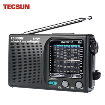 Многодиапазонный радиоприемник TECSUN R-909 AM/FM/SM/MW (9 полос) со встроенным динамиком