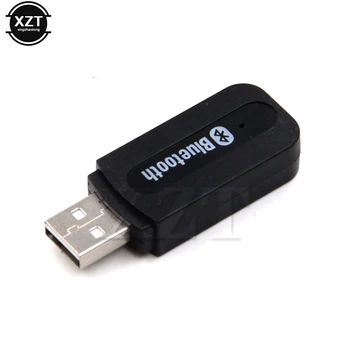 USB Bluetooth Музыкальный аудиоприемник Адаптер 3,5 мм Разъем Беспроводной Стереоприемник Автомобильный Динамик Разъем USB-приемника