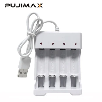 Зарядное устройство PUJIMAX USB Plug Быстрая Зарядка Смарт-Зарядная Станция Для Nimh Nicd AAA/AA Аккумуляторных Батарей Портативные Зарядные Устройства