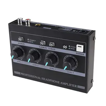 Компактный превосходный перезаряжаемый аудиоусилитель для наушников с защитой от электромагнитных помех для студии