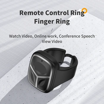 Беспроводной пульт дистанционного управления для перелистывания страниц, кольцо на палец, магнитная зарядка, Мини Bluetooth-совместимый 5.3 с индикатором для Tiktok