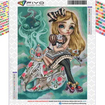 FIYO Diamond Painting Fantasy Girl Новая коллекция 2022 Картина Алмазная мозаика 5D DIY Набор для вышивания крестиком Home Decor