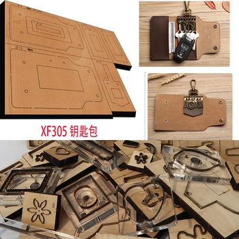 Новое Японское стальное лезвие, Деревянная матрица, Новая форма для сумки для ключей, Форма для ручного инструмента XF305