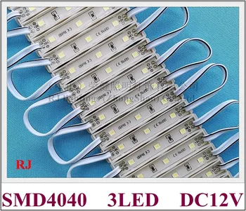 SMD 4040 светодиодный световой модуль для вывески буквы IP65 светодиодный модуль DC12V SMD4040 3 светодиода 1 Вт 100лм 64 мм * 9 мм * 4 мм установка ленты или клея