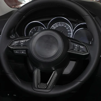 Кнопки Рулевого Колеса Автомобиля Планки Наклейка Для Mazda 2 Demio 3 6 CX-3 CX-5 CX5 CX8 CX-9 Axela 2017 2018 Аксессуары Для Автостайлинга