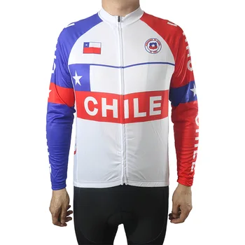 Чили, джерси для шоссейного велоспорта с длинным рукавом, рубашка для мотокросса, куртка для горного велосипеда, Верхняя одежда для альпинизма, Униформа.
