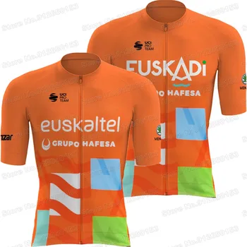 Команда Euskaltel Euskadi 2022 Велоспорт Джерси С Коротким Рукавом Велосипедная Одежда Летние Рубашки Для Шоссейных Велосипедов Велосипедные Топы MTB Maillot Ropa