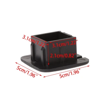 1-1 / 4 дюйма (1,25 дюйма) Универсальная Заглушка крышки сцепного устройства прицепа I и II класса Черного цвета N0HF