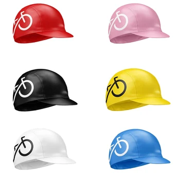 Классические велосипедные кепки, велошлепки, дышащие Велосипедные кепки, свободный размер, эластичные Для мужчин и женщин, 6 стилей на произвольный выбор