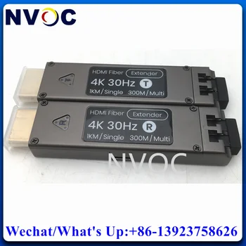 Мини-4K HDMI Волоконный Удлинитель Ultra HD Видео Оптический Приемопередатчик 4Kx2K при частоте 30 Гц Несжатый Оптоволоконный Преобразователь питания Type-C 5V