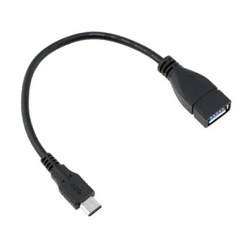 Черный разъем USB 3.1 Type-C для подключения кабеля передачи данных OTG для Macbook и планшета 20 см