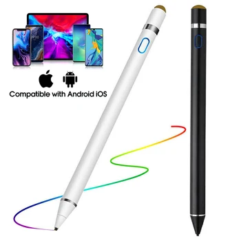 Активный емкостный стилус для планшетов Android iOS мобильных телефонов Сенсорная ручка для Samsung Xiaomi iPhone iPad Pro Аксессуары для iPad