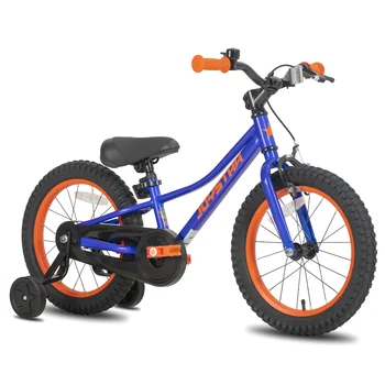 Детский велосипед JOYSTAR для мальчиков и девочек 4-12 лет, 16, 18, 20-дюймовые детские горные велосипеды с ручным тормозом на тренировочных колесах