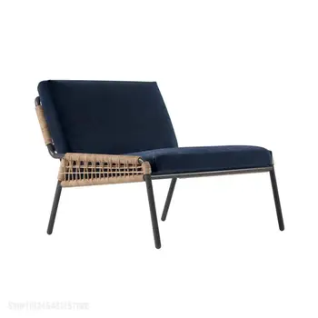 Изготовленный на заказ Диван-кресло для отдыха на открытом воздухе Комбинация мебели из ротанга Терраса Внутренний Двор Гостиная Сад Балкон Солнцезащитный Крем Водонепроницаемый