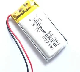 602040 встроенная универсальная перезаряжаемая полимерно-литиевая батарея 3,7 В 500 мА для беспроводной мыши Bluetooth-клавиатуры