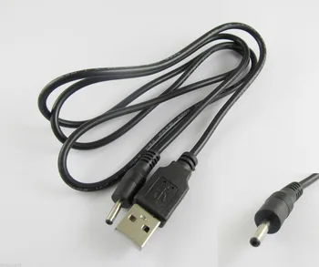 1шт Штекер USB 2.0 до 3,0 мм x 1,1 мм штекер питания постоянного тока Адаптер Шнур Кабель 1 м