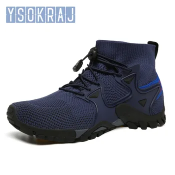 YSOKRAJ/ рыболовные ботинки, рыболовная обувь, сетчатая дышащая походная обувь, мужские уличные альпинистские носки, спортивная обувь для мужчин, кроссовки