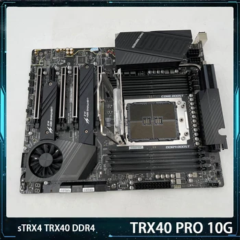 Для Msi TRX40 PRO 10G Настольная Материнская плата С разъемом sTRX4 DDR4 256 ГБ PCI-E4.0 SATA3 M.2 *2 USB3.2 ATX Отлично работает Быстрая доставка