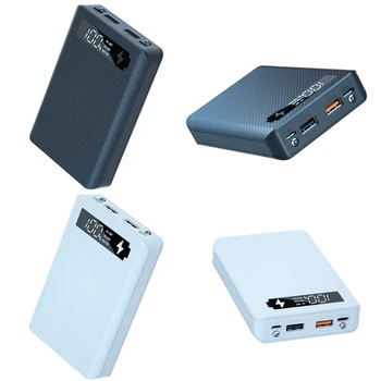 Многофункциональный блок зарядного устройства для корпуса с 2 выходными USB-портами, контейнер для аккумуляторов с 5 слотами, сделай сам для чехла