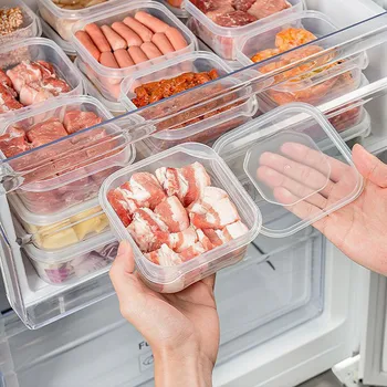 Морозильная камера в холодильнике, Антибактериальный ящик для хранения замороженного мяса, Специальная классификация пищевых продуктов, Герметичная Маленькая коробка для хранения свежих продуктов