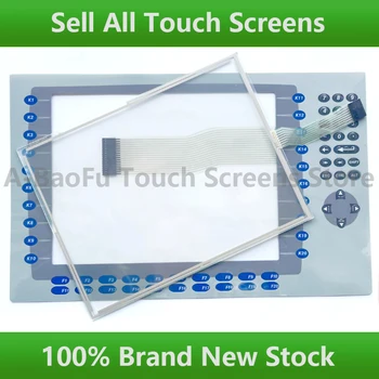 Стеклянная Панель Сенсорного экрана 2711P-K12C4D8 2711P-K12C6D7 Мембранная Клавиатура Переключатель Клавиатуры с Сенсорным экраном