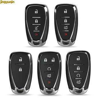 Jingyuqin Remote Smart Car Key Fob Shell HYQ4EA Для Chevrolet Malibu Camaro Equinox Cruze Spark Кнопка 2/4/5
